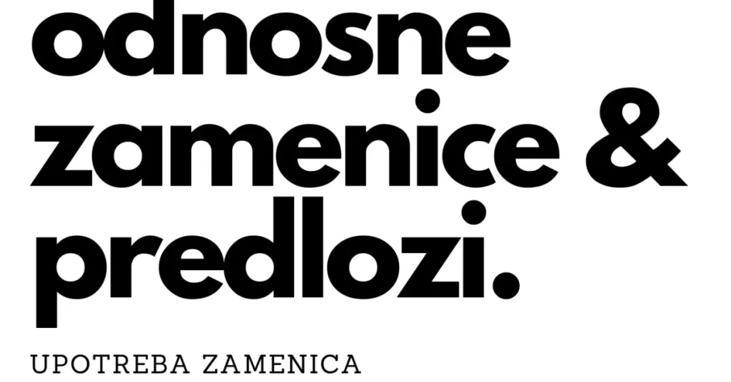 Predlozi & Zamenice